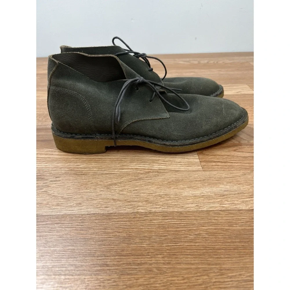 Banana Republic Brendt Chukka Boots Olive Green‎ Men's Size 10.5